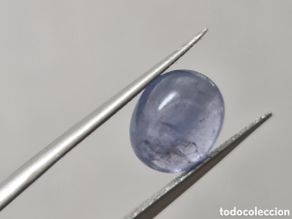 Colecionismo de pedras preciosas: TANZANITA NATURAL DE 3, 25 CT CABUJON
